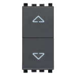 Commutatore 2P 10AX grigio SERIE VIMAR EIKON