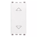 Pulsante commutatore 2P 10A bianco SERIE VIMAR EIKON