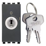 Pulsante 2P NO 16A + chiave grigio SERIE VIMAR EIKON