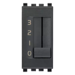 Commutatore a slitta 1P 6(2)A grigio SERIE VIMAR EIKON
