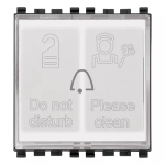 Pulsante + 2 spie hotel 230V SERIE VIMAR EIKON