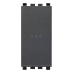 Interruttore 1P 16AX assiale grigio SERIE VIMAR EIKON