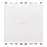 Deviatore 1P 16AX assiale 2M bianco SERIE VIMAR EIKON