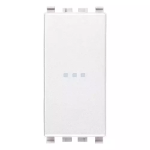 Pulsante 1P NO 10A assiale bianco SERIE VIMAR EIKON