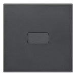 Tasto 2M personalizzabile assiale grigio SERIE VIMAR EIKON