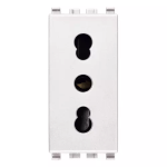 Presa 2P+T 16A P17/11 bianco SERIE VIMAR EIKON