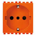 Presa 2P+T 16A P30 arancione SERIE VIMAR EIKON