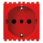 Presa 2P+T 16A P30 rosso SERIE VIMAR EIKON