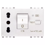 Presa 2P+T 16A P17/11 intb+MTDiff bianco INTERBLOCCATA MAGNETOTERMICO DIFFERENZIALE SERIE VIMAR EIKON