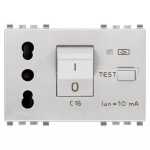 Presa 2P+T 16A P17/11 intb+MTDifC16 Next INTERBLOCCATA MAGNETOTERMICO DIFFERENZIALE SERIE VIMAR EIKON