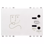Presa per rasoio 230V bianco SERIE VIMAR EIKON