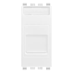 Presa RJ45 Cat6 UTP con portello bianco SERIE VIMAR EIKON