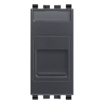 Presa RJ45 Cat6 UTP con portello grigio SERIE VIMAR EIKON