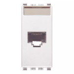 Presa RJ45 Netsafe Cat6 UTP bianco SERIE VIMAR EIKON