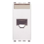 Presa RJ45 Netsafe Cat6A UTP bianco SERIE VIMAR EIKON