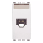 Presa RJ45 Netsafe Cat5e UTP 110 bianco SERIE VIMAR EIKON