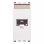 Presa RJ45 Netsafe Cat6 UTP 110 bianco SERIE VIMAR EIKON