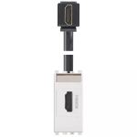 Presa HDMI con cavo a 90° bianco SERIE VIMAR EIKON