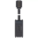 Presa HDMI con cavo a 90° grigio SERIE VIMAR EIKON