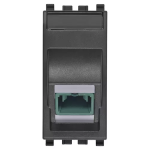 Presa ottica mono 9/125 SC grigio SERIE VIMAR EIKON