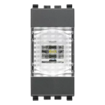 Lampada emergenza LED 1M 230V grigio SERIE VIMAR EIKON