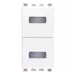 Doppia spia neutra bianco SERIE VIMAR EIKON