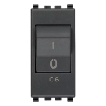 Interruttore MT 1P+N C6 120-230V grigio INTERRUTTORE MAGNETOTERMICO SERIE VIMAR EIKON