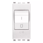 Interruttore MT 1P+N C10 120-230V bianco INTERRUTTORE MAGNETOTERMICO SERIE VIMAR EIKON