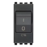 Interruttore MT 1P+N C16 120-230V grigio INTERRUTTORE MAGNETOTERMICO SERIE VIMAR EIKON