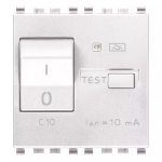 Interruttore MTDiff 1P+N C10 10mA bianco MAGNETOTERMICO DIFFERENZIALE SERIE VIMAR EIKON