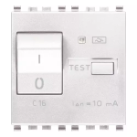 Interruttore MTDiff 1P+N C16 10mA bianco MAGNETOTERMICO DIFFERENZIALE SERIE VIMAR EIKON