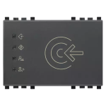Lettore transponder ESTERNO TROPICALIZZATO KNX grigio SERIE VIMAR EIKON