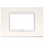 Placca Classic 3M bianco artico SERIE VIMAR EIKON