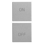 Due mezzi tasti 1M simboli ON/OFF Next SERIE VIMAR EIKON