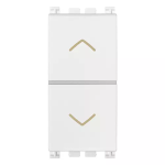 Due pulsanti INTERBLOCCANTI NO+NO 10A bianco SERIE VIMAR ARKÈ