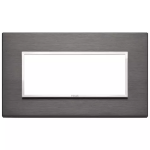 Placca 5M BS grigio lava SERIE VIMAR EIKON EVO