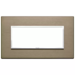 Placca 5M BS bronzo scuro SERIE VIMAR EIKON EVO
