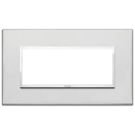 Placca 5M BS argento SERIE VIMAR EIKON EVO