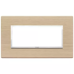 Placca 5M BS rovere sbiancato LEGNO SERIE VIMAR EIKON EVO