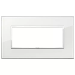Placca 5M BS bianco diamante CRISTALLO SERIE VIMAR EIKON EVO
