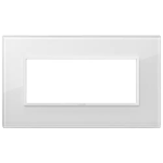Placca 5M BS bianco totale diamante CRISTALLO SERIE VIMAR EIKON EVO