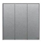 TRIPLO INTERRUTTORE 1P 10AX DOMUS 2M AVE