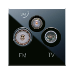 PRESA TV/SAT DIRETTA 3 USCITE LIFE 2M AVE