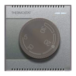 TERMOSTATO ELETTRONICO MANOPOLA 230V ALLUMIA 2M AVE