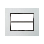 PLACCA VERA 44 ALLUMINIO NATURALE 6+6M AVE