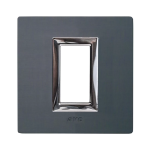 PLACCA VERA 44 ALLUMINIO ANTRACITE 1M AVE