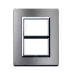 PLACCA VERA 44 ALLUMINIO NATURALE 3+3M AVE