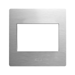 PLACCA 98x98 ALLUMINIO NATURALE 3M AVE