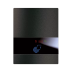 PLACCA TOUCH GESTIONE ALBERGHIERA ANTRACITE 3+3M AVE
