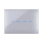 PLACCA YOUNGTOUCH GRIGIO METALLIZZATO 3 COMANDI AVE